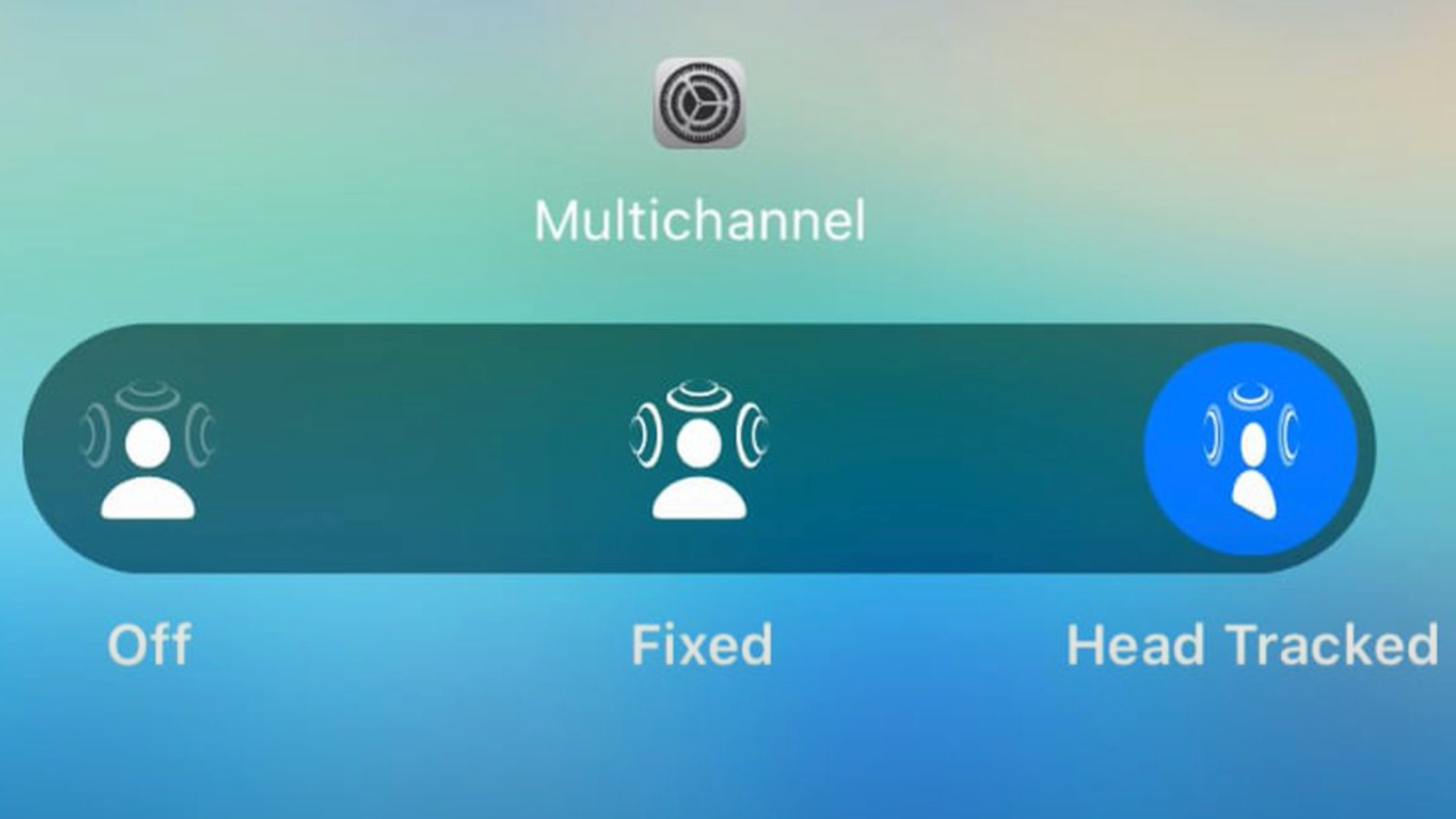 Audio spasial Apple dengan widget iOS