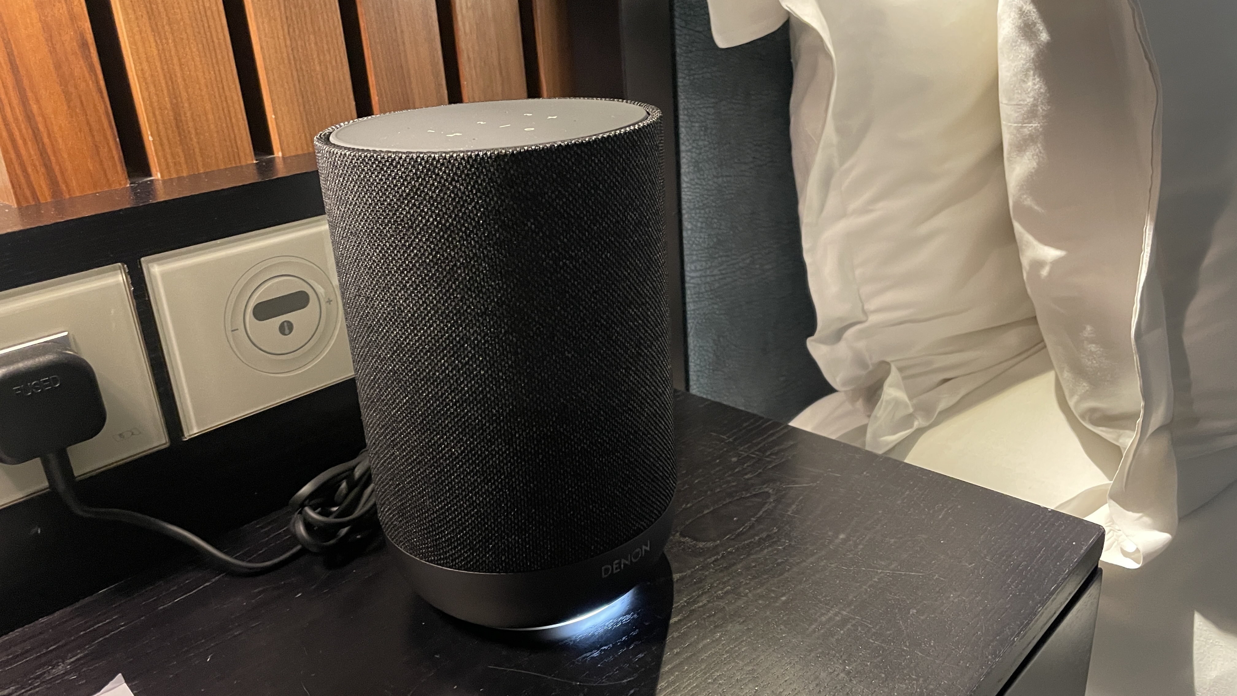 Denon 200, 400 and 600 in a very nice hotel room