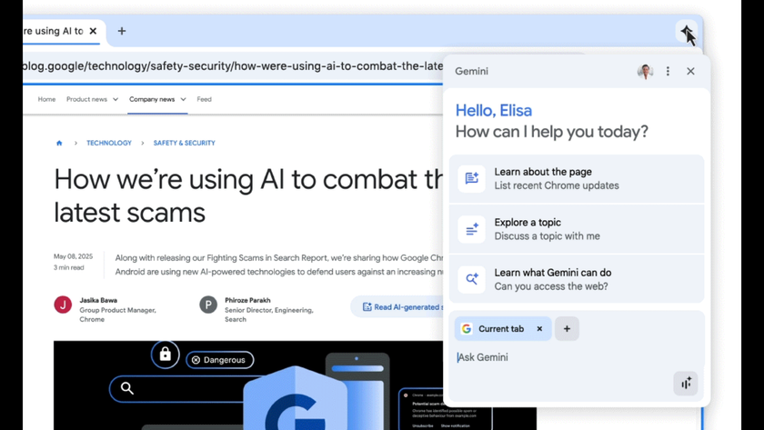 Google Gemini Chrome