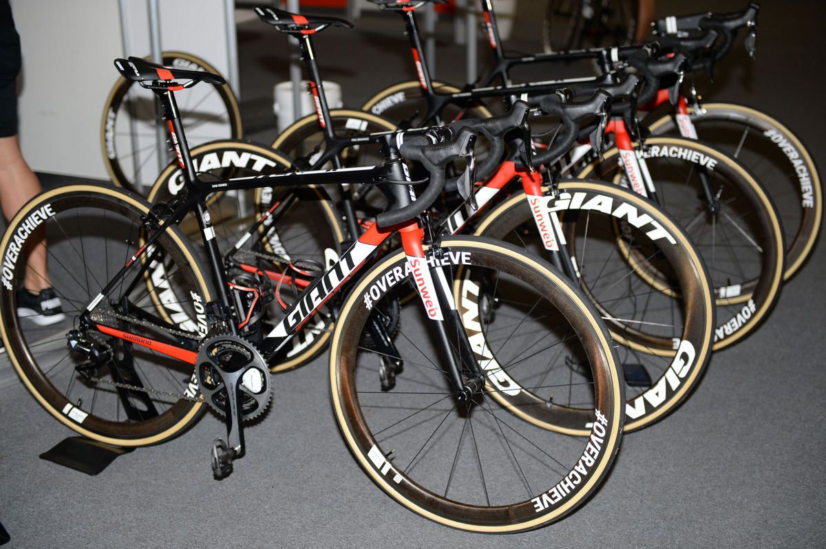 The Sunweb team bikes are ready to roll