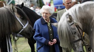 Queen Elizabeth II attends Windsor Horse Show on May 12, 2011 in Windsor