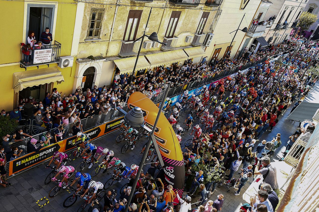 Giro dItalia 2020 103th Edition 6th stage Castrovillari Matera 188km 08102020 Scenery photo Ilario BiondiBettiniPhoto2020