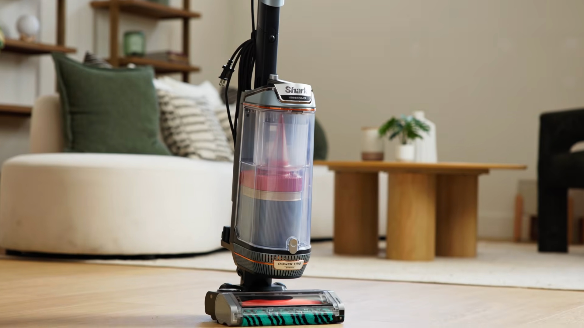 The Shark PowerDetect Transformer being used in a home