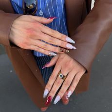 animal-print manicure