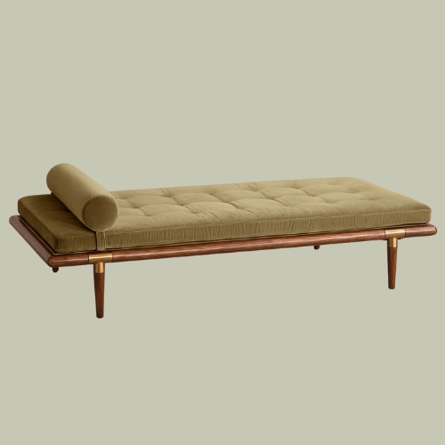 Soho Home, Theodore Daybed, Lichen Velvet