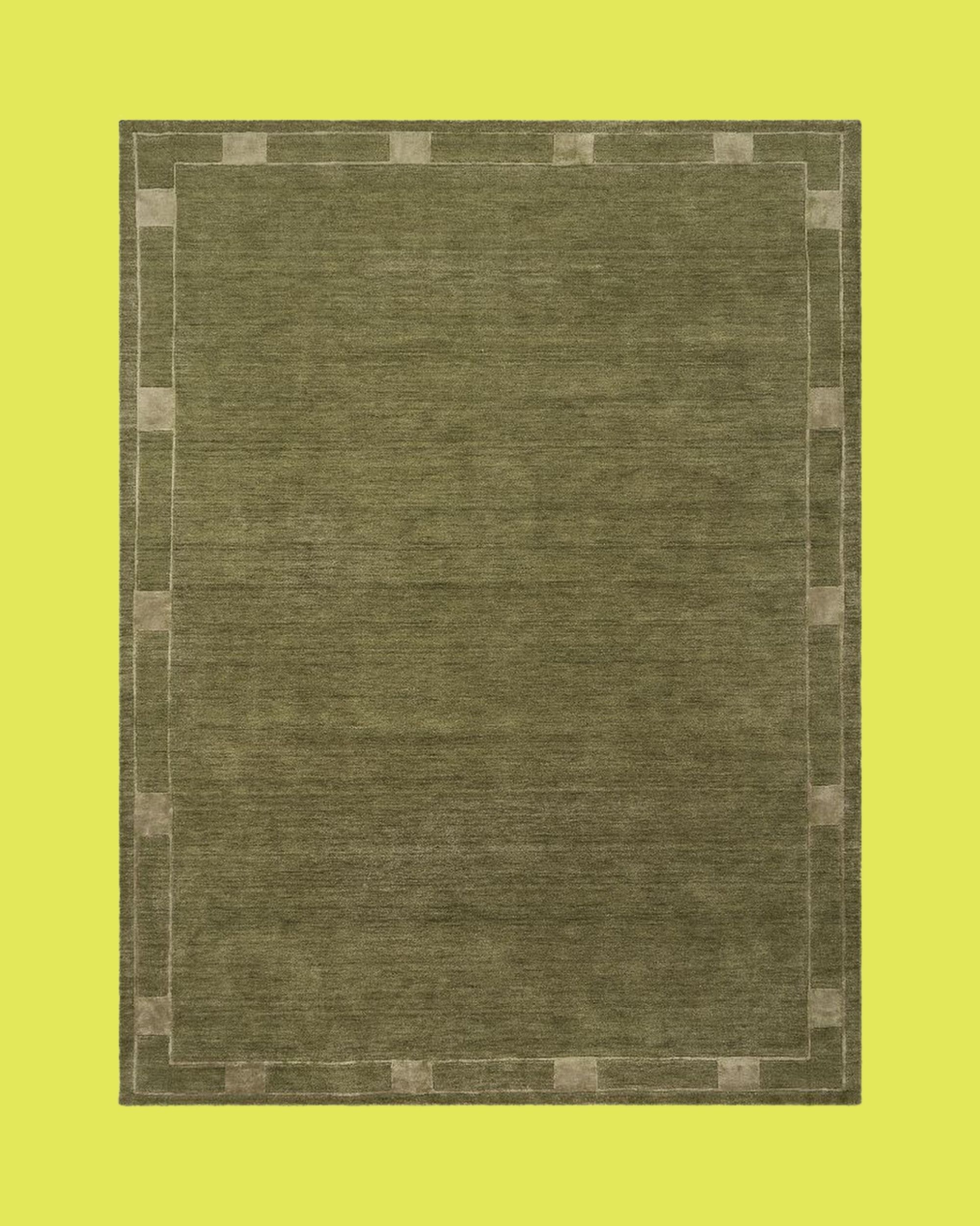 West Elm , Pierce &amp;amp; Ward Deco Border Handwoven Wool Rug