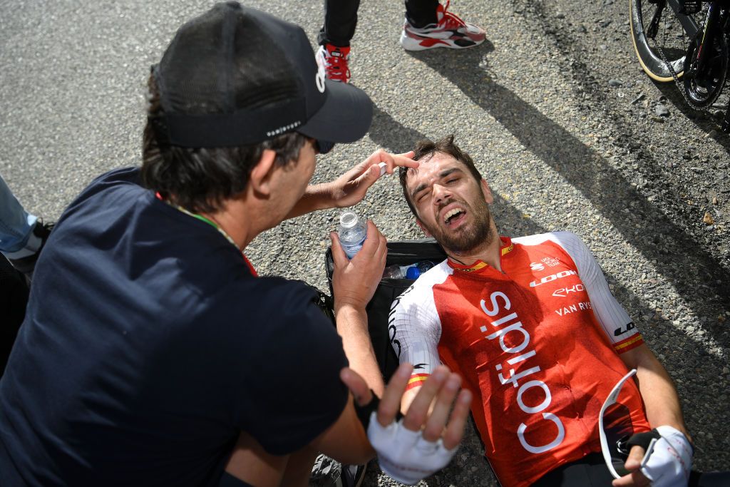 Jesus Herrada was tired but happy after winning at the Tour of Oman