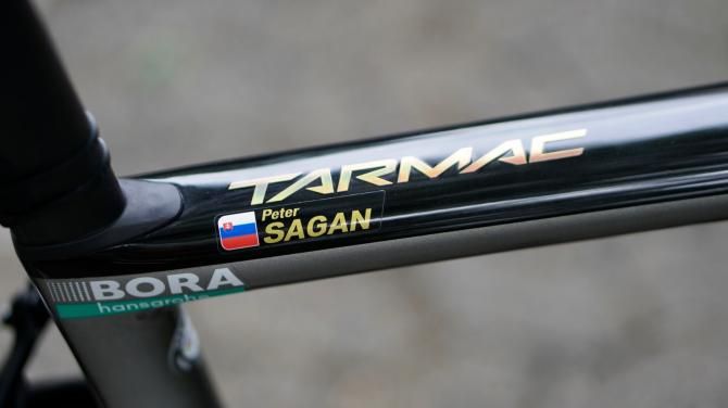 Just in case you were in any doubt as to whose bike this was