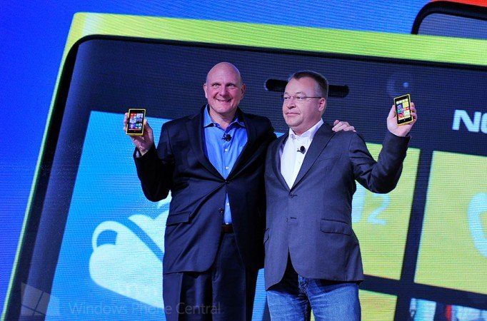 Steve Ballmer and Stephen Elop