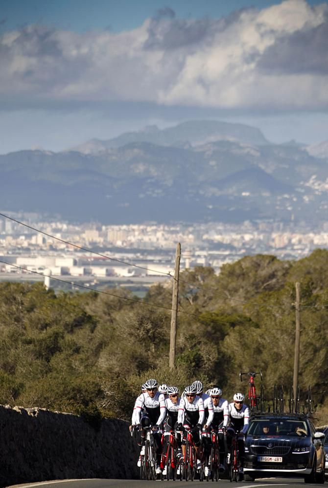 Trek Factory Racing training in Mallorca