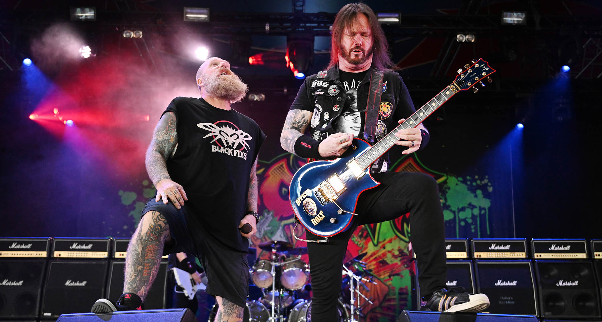 Gary Holt and Rob Dukes of Exodus perform at Tons of Rock 2025