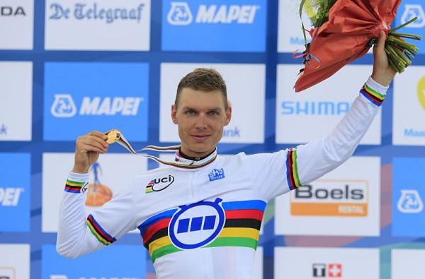 Tony Martin (Germany) with his gold medal
