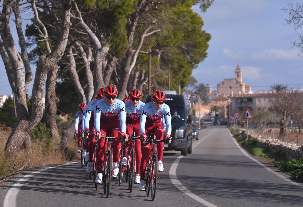 Katusha-Alpecin on a training ride