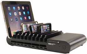 HamiltonBuhl 10 Port USB Charging Station 