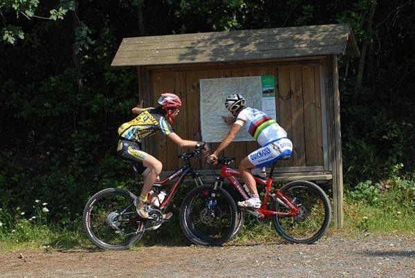 The area around Bibbona is criss crossed with trails