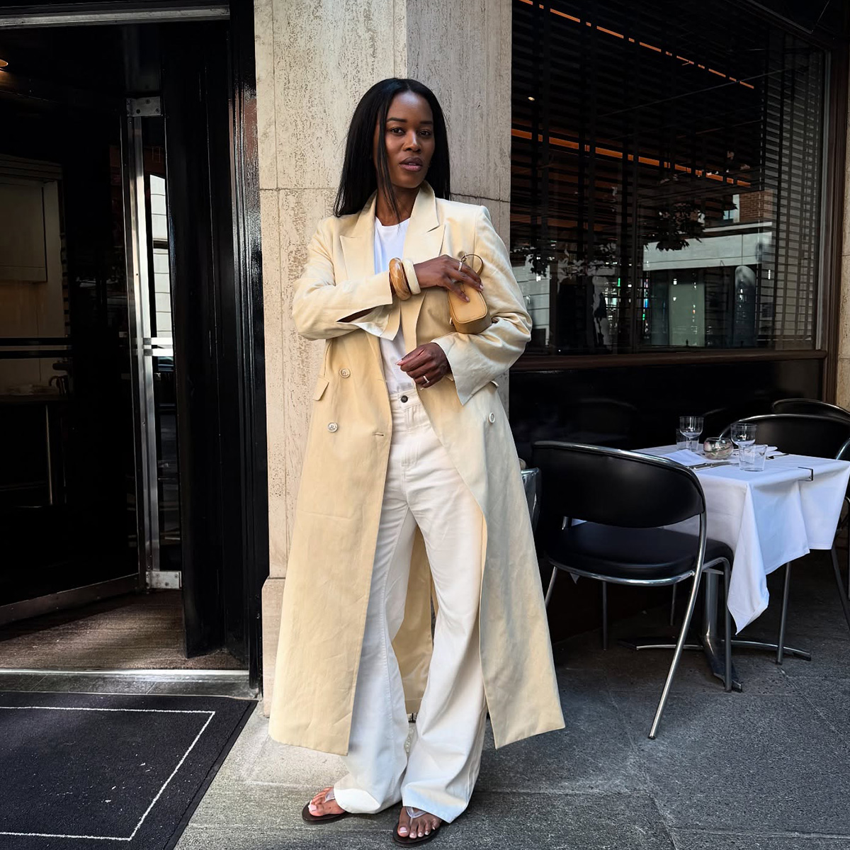 trench coat outfit