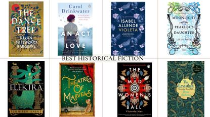 Eight covers of the best historical fiction books to read in 2022