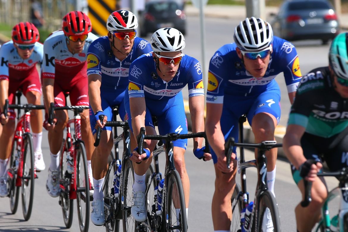 Quick-Step in the peloton
