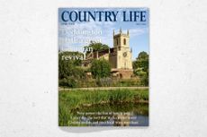 The cover of Country Life May 27, 2026, featuring St Peter&rsquo;s Church as seen from the kitchen garden at Doddington Hall, Lincolnshire. Photo by Paul Highnam for Country Life.
