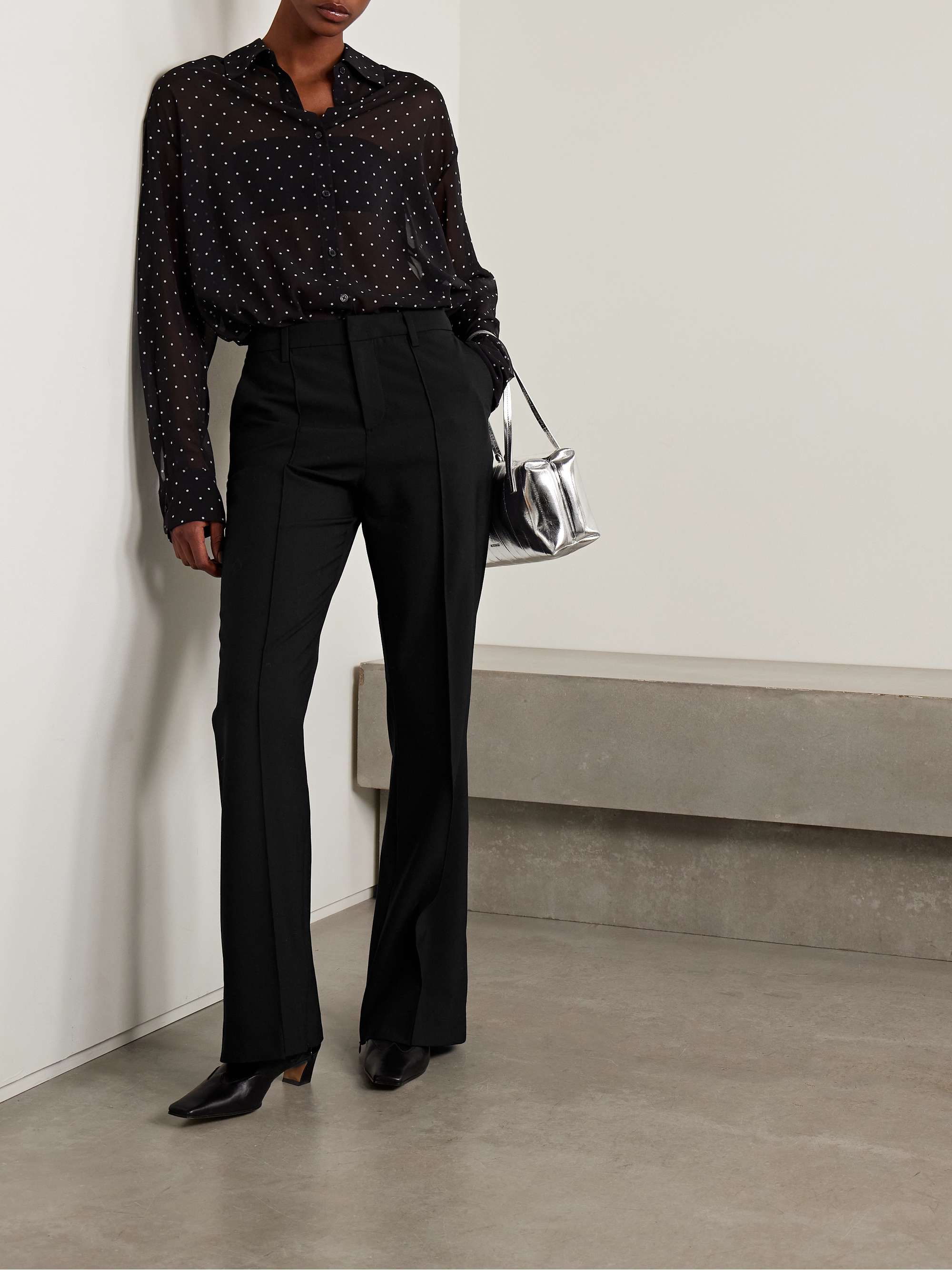 The Slim Flare Woven Pants