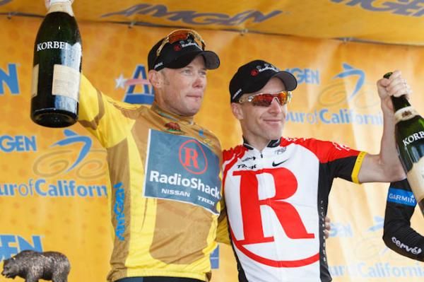 Chris Horner and Levi Leipheimer (RadioShack).