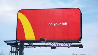billboard advertising for McDonald's 