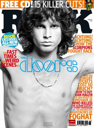 The cover of Classic Rock issue 108 featuring Jim Morrison of The Doors