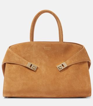 Hug Large Suede Tote Bag