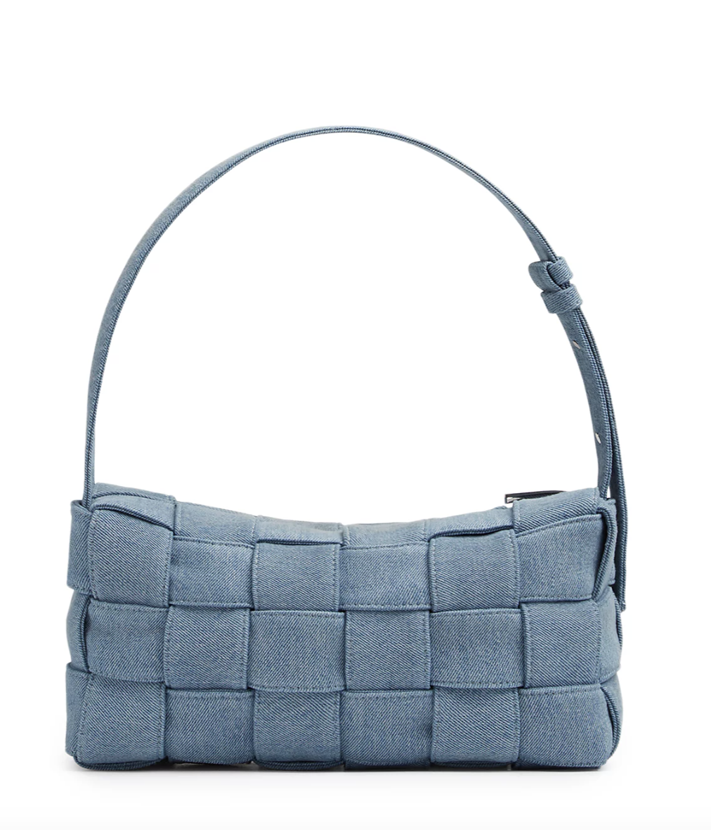 Denim Brick Cassette Shoulder Bag