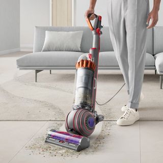 Dyson Ball vacuum cleaner vacuuming floor