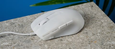 Photograph of Turtle Beach Pure SEL wired gaming mouse in white