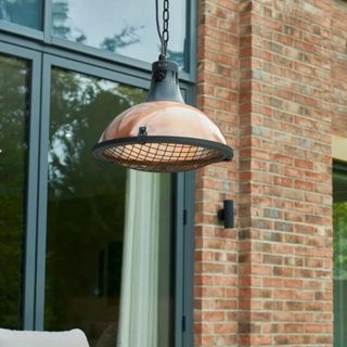 Kettler Kalos Copper Hanging Pendant Electric Patio Heater