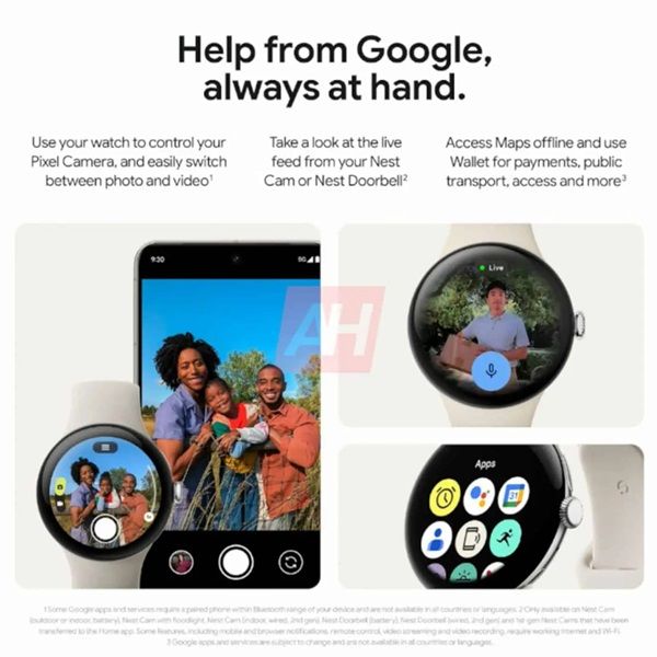 The Pixel Watch 3 may gain "live feeds" of connected Nest Cams and Doorbells.