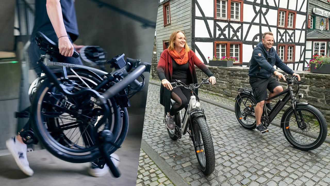 Folding vs full-size e-bikes