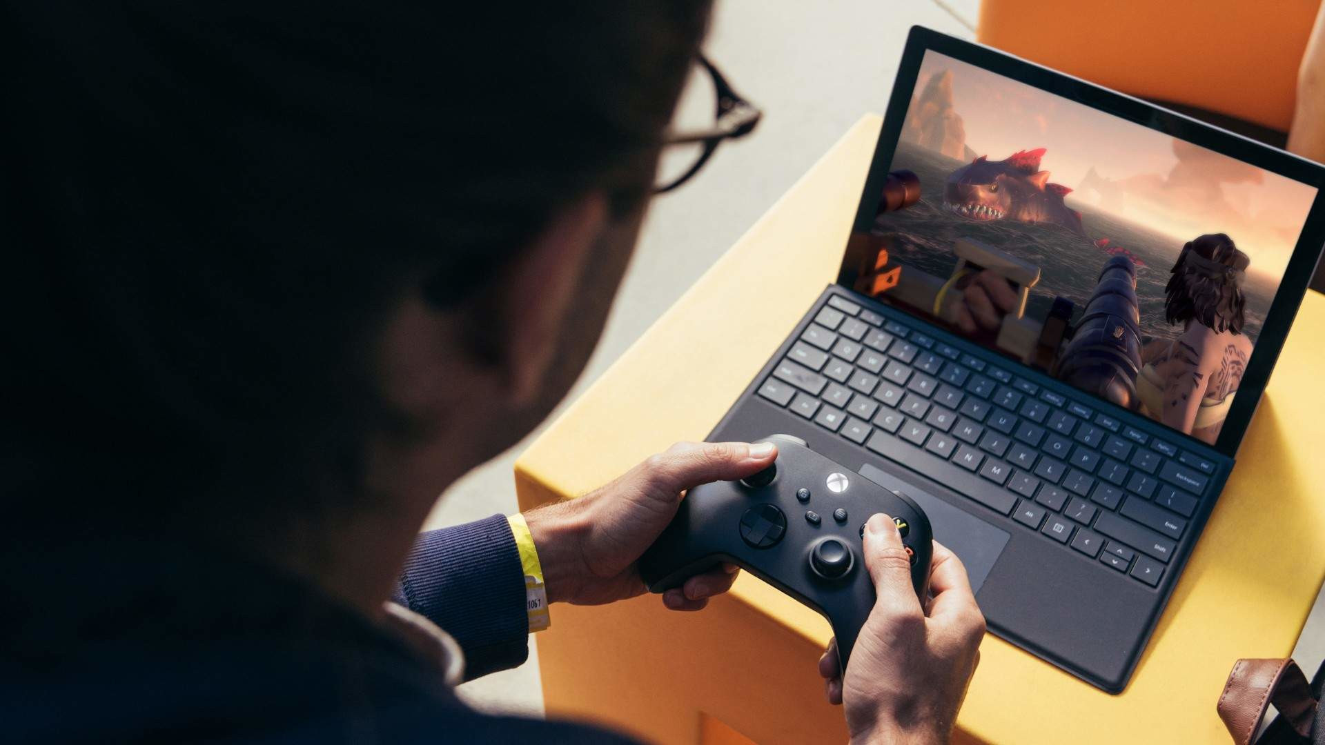 Дистанционное воспроизведение приложения Xbox на ноутбуке с Windows 10