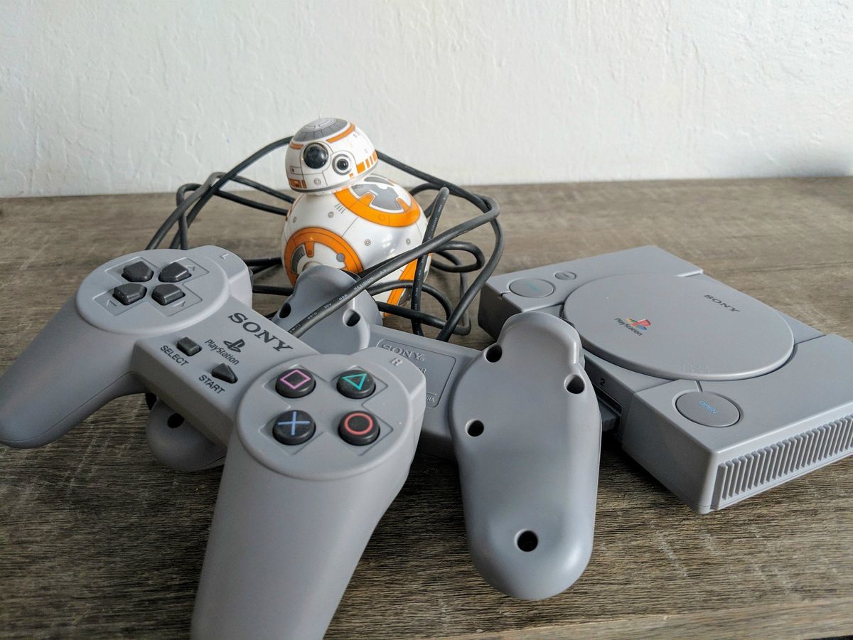 PlayStation PSOne system- Complete w/2 original controllers, games