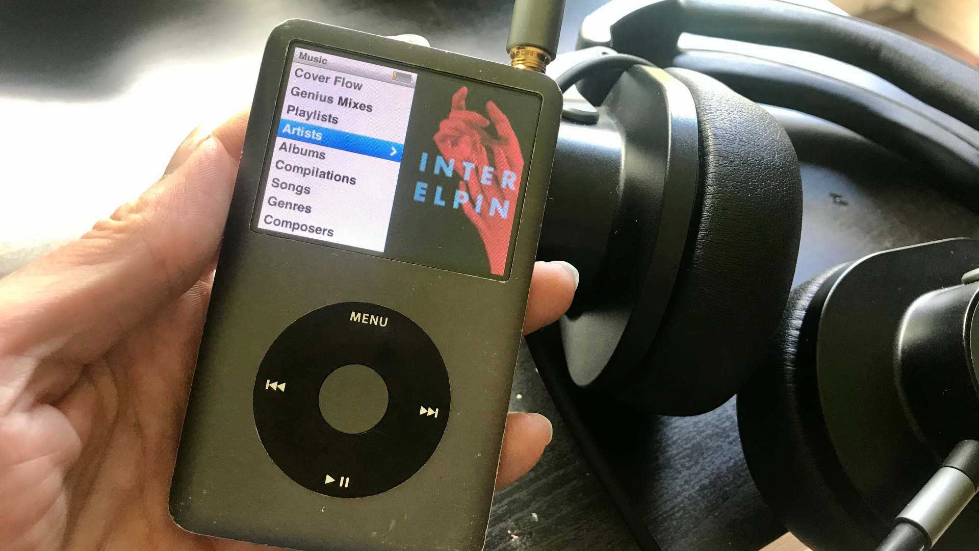 Apple iPod classic 6th generation.