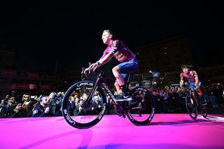 Quarterman at the Giro team presentation in Pescara