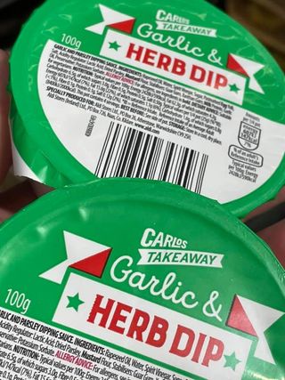 Garlic and herb dip Aldi