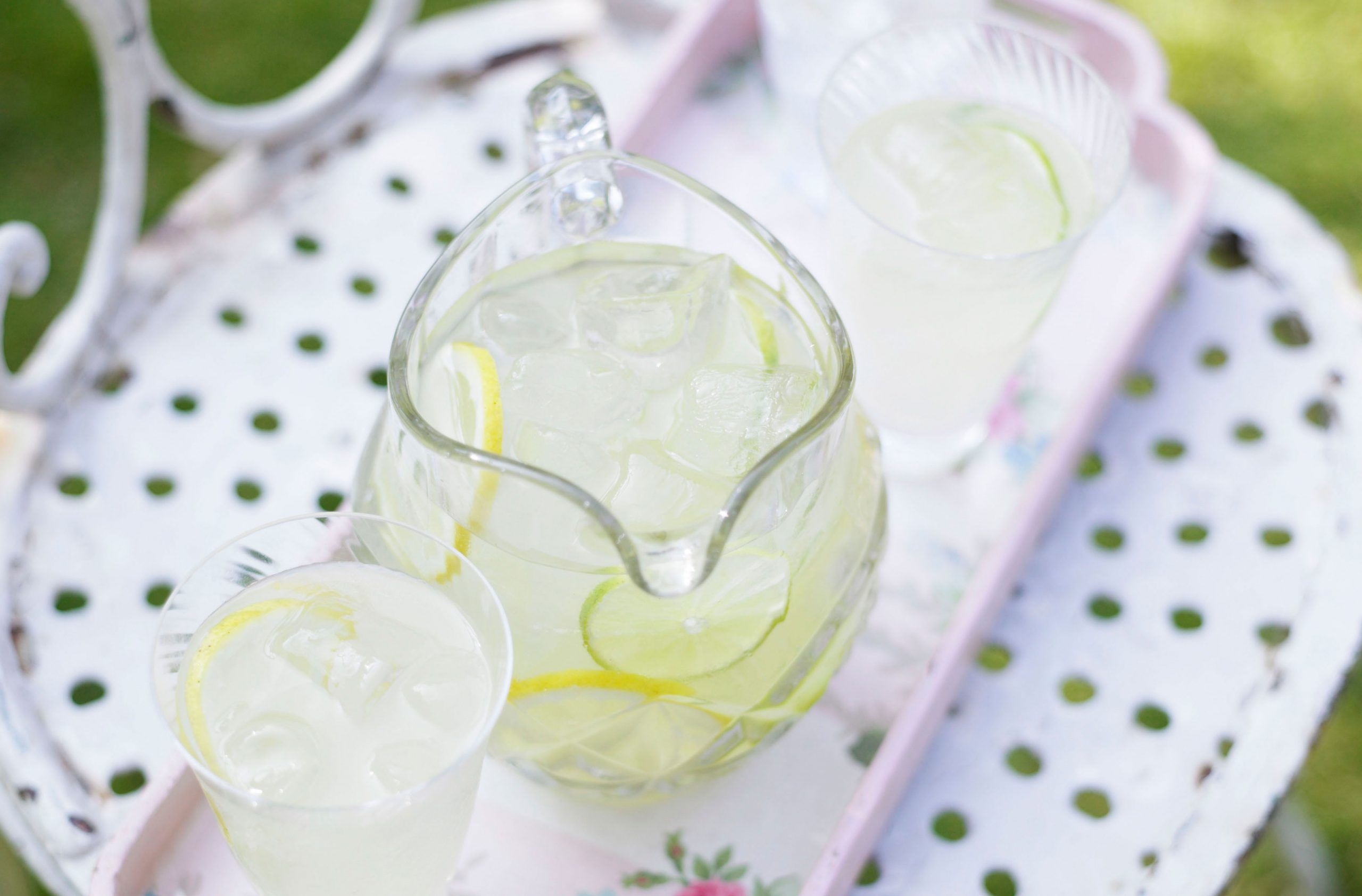 Homemade cloudy lemon and limeade recipe