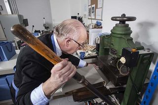 National Treasures - Smythson Hand stamping letters and motifs by John. Pictures by Richard Cannon on Monday 11th December 2017