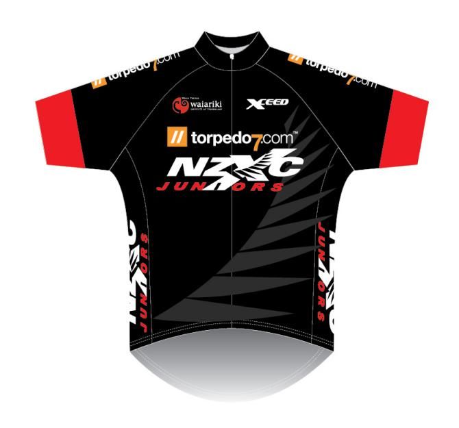 The new kit for the Torpedo 7 NZXC team.