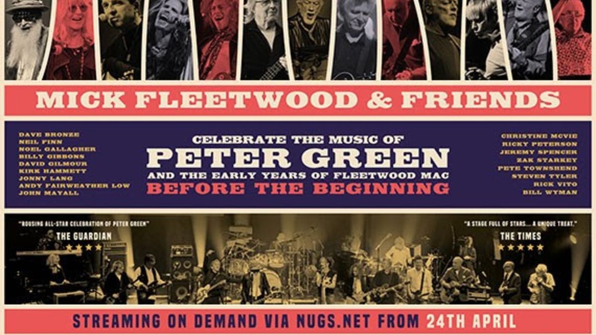 Mick Fleetwood &amp; Friends concert poster