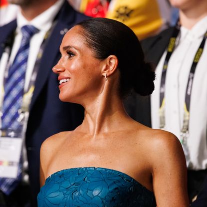 Meghan Markle bun: Meghan, Duchess of Sussex attend the closing ceremony of the Invictus Games D&uuml;sseldorf 2023