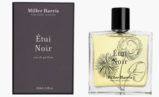 Miller Harris Etui Noir perfume bottle and black box packaging