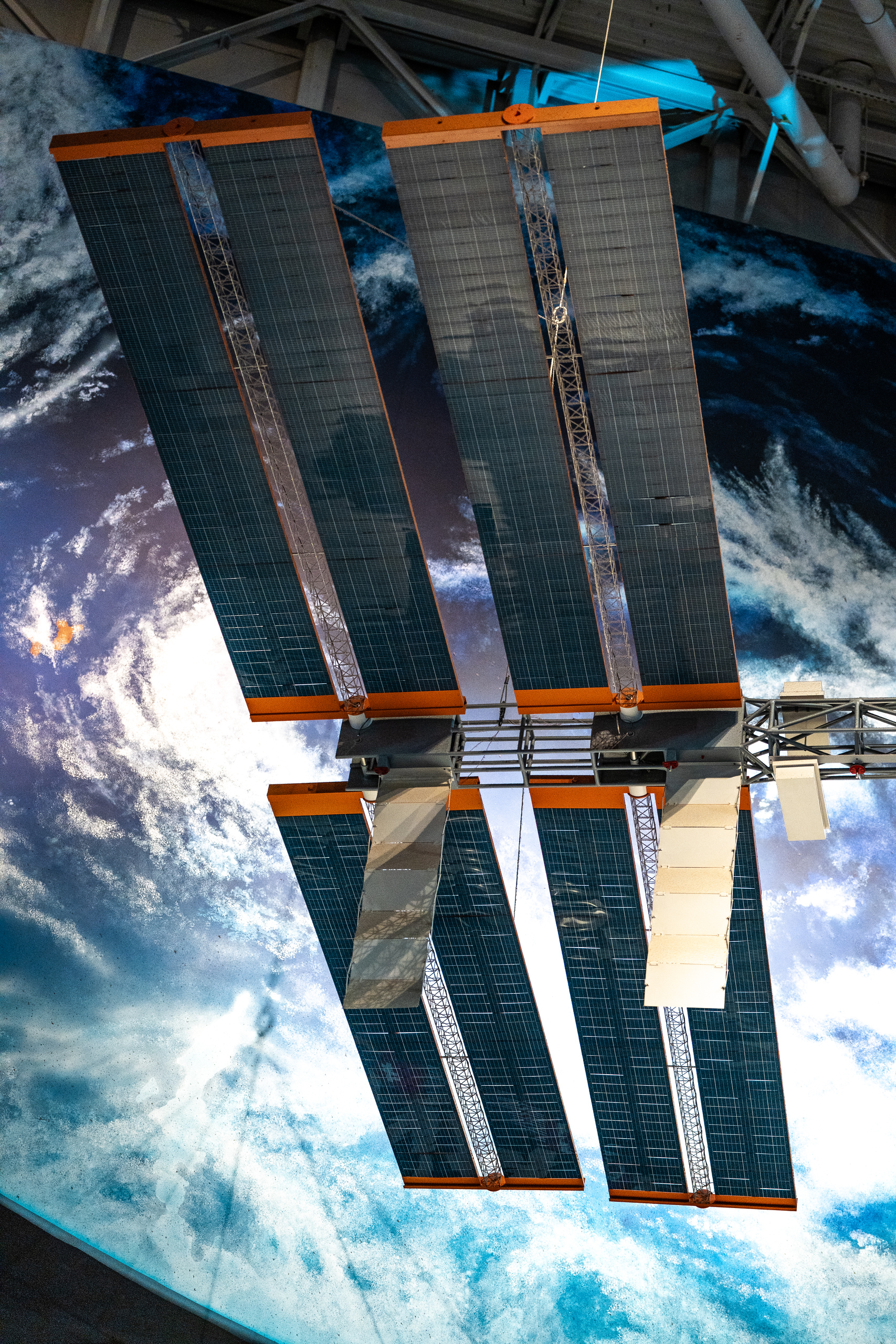 Space paraphernalia inside NASA's Space Centre Houston