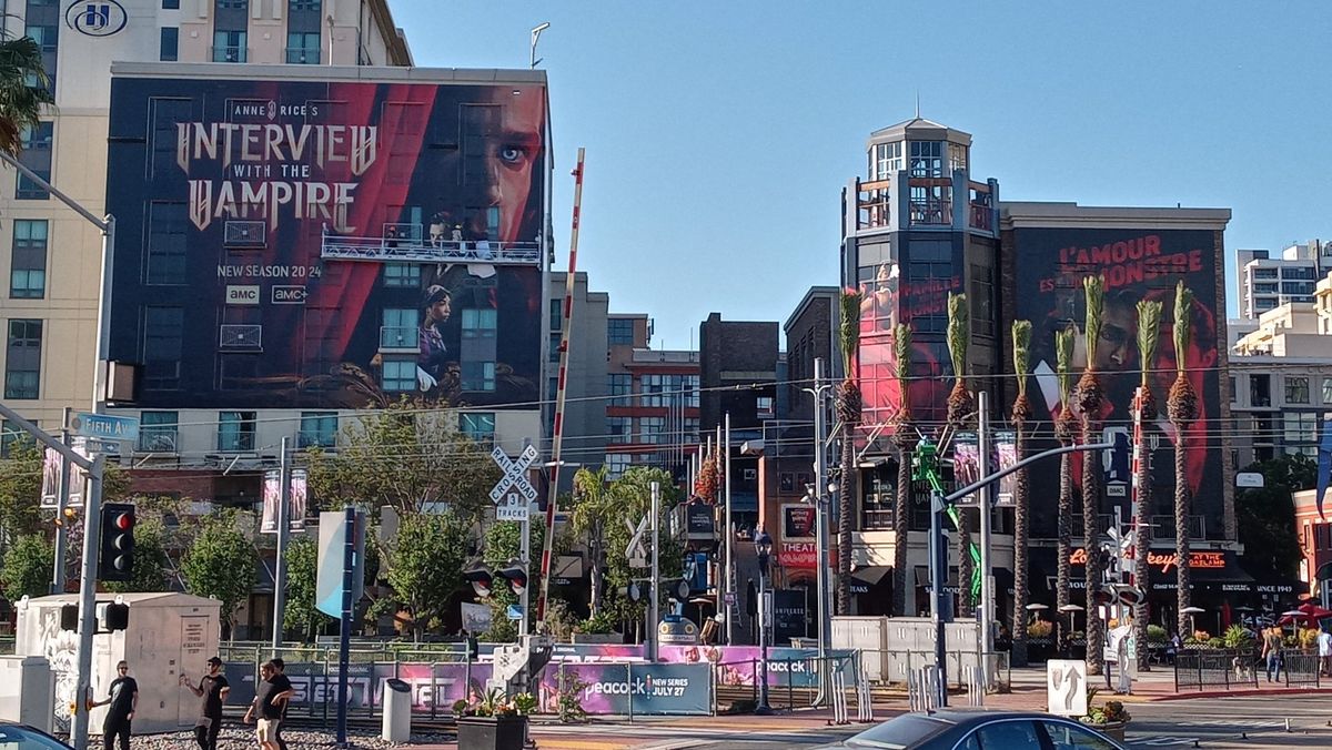 View of the Anne Rice&#039;s Immortal Universe offsite activation at San Diego Comic-Con 2023