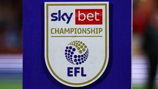 Sky Bet Championship EFL logo during the Sky Bet Championship match between Wrexham AFC and Birmingham City at Racecourse Ground on October 3, 2025 in Wrexham, Wales.