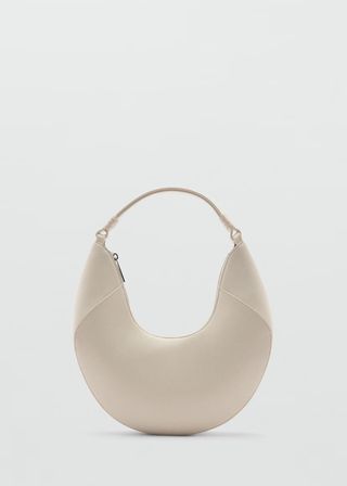 Shoulder bag in leather look