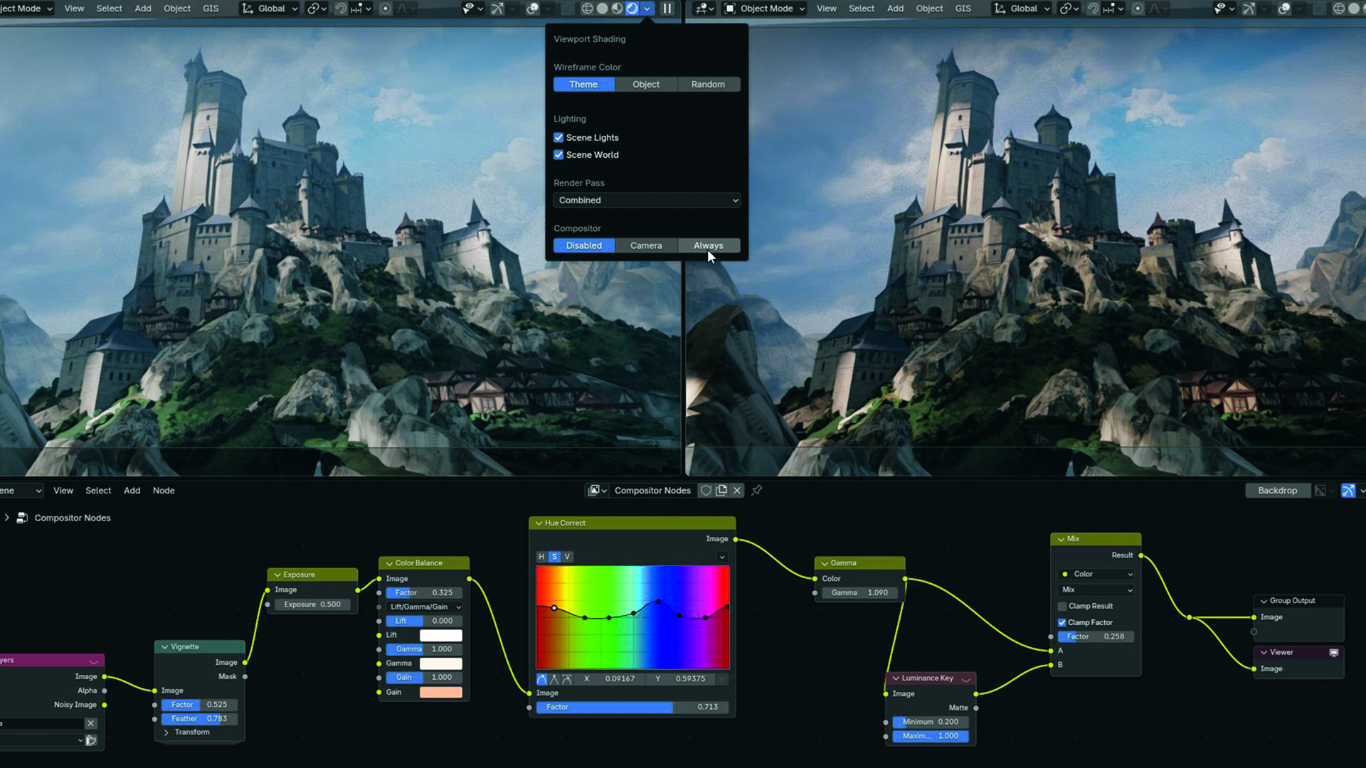 The easy way to make epic fantasy art using Blender and Photoshop